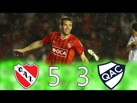 Independiente 5 vs Quilmes 3 - Torneo Transición 2014 Fecha 7º - Partido Completo