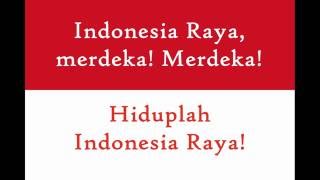 National Anthems: Indonesia - Indonesia Raya + Lyrics + translations in subtitles