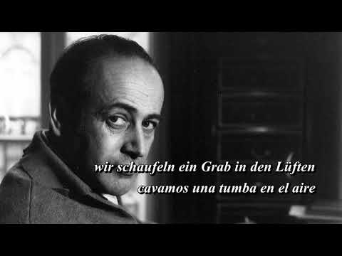 Paul Celan - Todesfuge / Fuga de la muerte (sub español)
