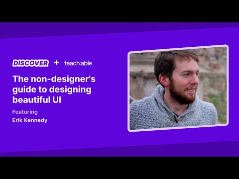 Live Workshop - Erik Kennedy - The non-designer's guide to designing beautiful UI
