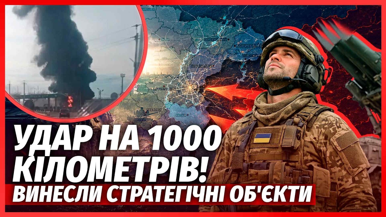 💥ЩОЙНО! ВОГНЯНА БУРЯ НАКРИЛА Росію. РОЗІРВАЛО НПЗ І ВІЙСЬКОВУ БАЗУ. Москва в