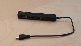 OTG USB Hub + Charging Cable for Chuwi Hi8 from Banggood - UK Unboxing and Review