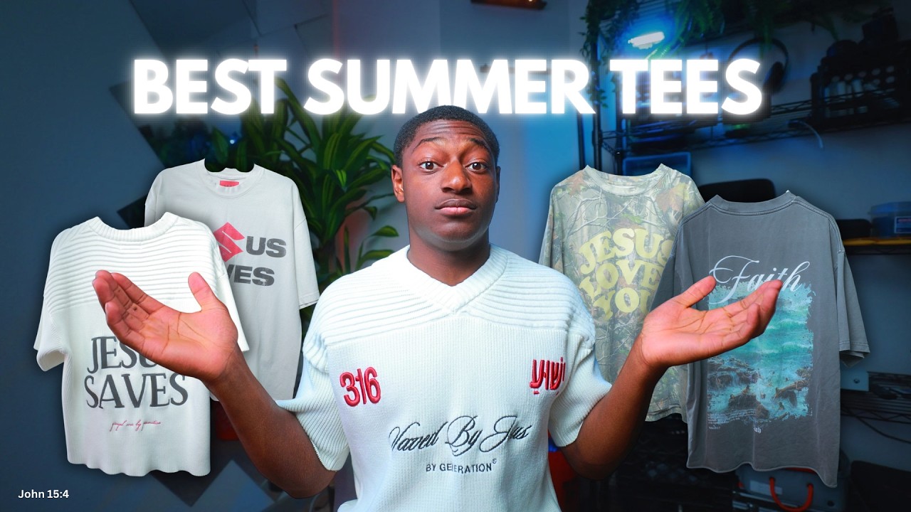 Top 5 Christian T-shirts for Summer 2026...