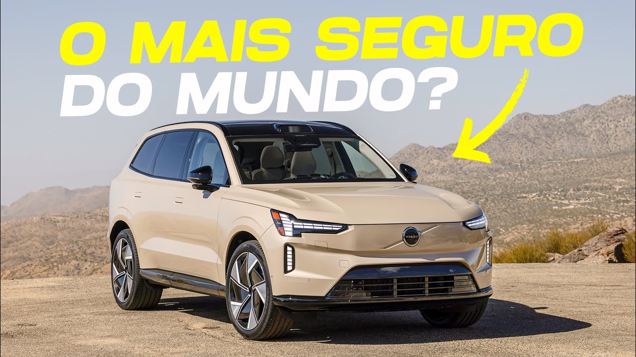 SUPERCOMPUTADOR sobre rodas. Primeiro teste VOLVO EX90