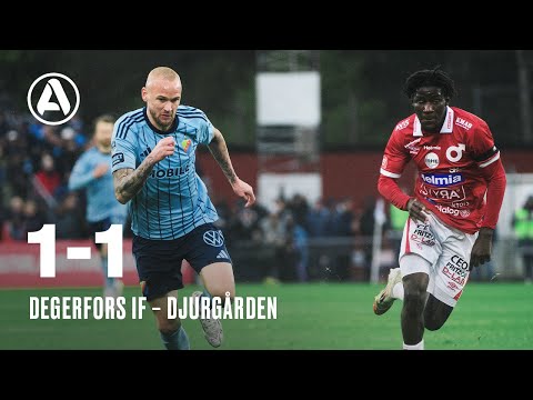 Matchsvep | Degerfors IF - Djurgården 1-1 | Allsvenskan 2025
