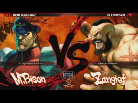 The Fall Classic 2015 - USF4 - Top 8 - BOTB Tampa Bison (Dictator) vs RB Snake Eyez (Zangief)
