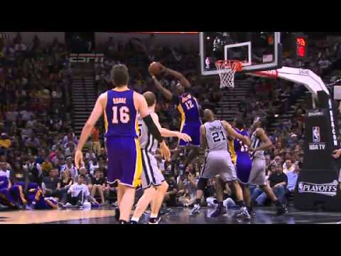 NBA CIRCLE - LA Lakers Vs San Antonio Spurs Highlights 21 April 2013 NBA Playoffs 2013