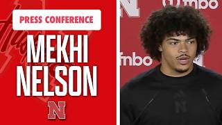 Nebraska Football RB Mekhi Nelson meets with the media on Tuesday I GBR