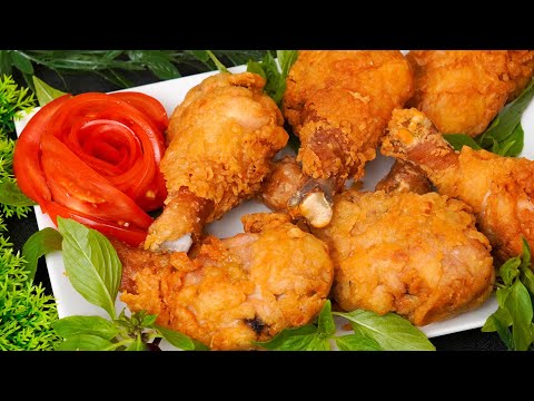 Bí Quyết làm ĐÙI GÀ CHIÊN giòn tan như KFC ngay tại nhà | Bếp Nhà Giang