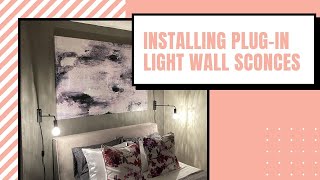 How to Install Plug In Light Wall Sconces