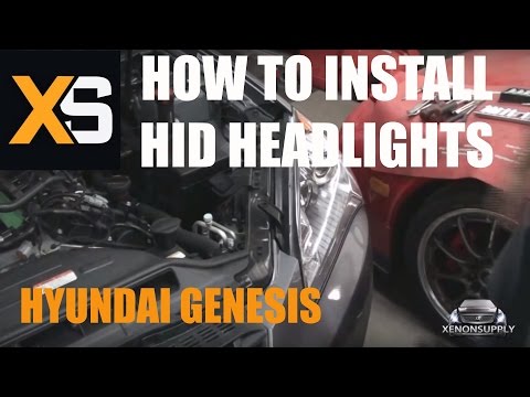 Hyundai Genesis HID - How to Install 2010+