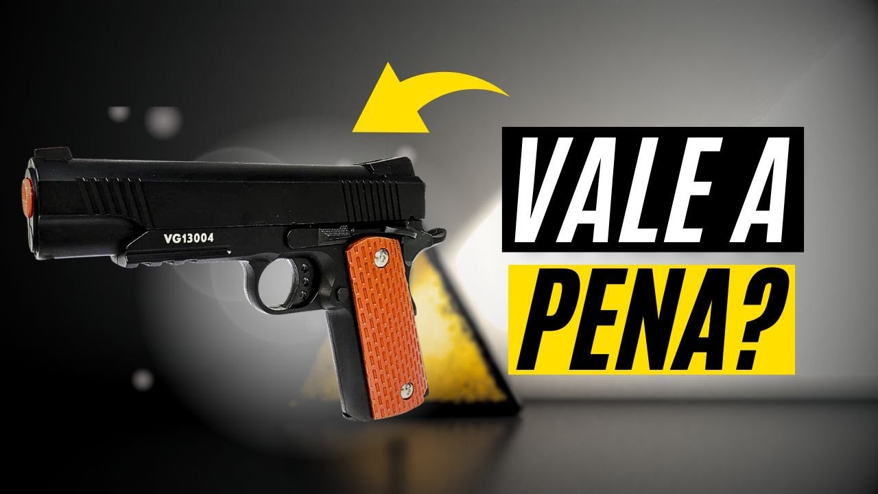 PISTOLA AIRSOFT FULL METAL VIGOR V13: VALE A PENA PARA INICIANTES? 🔫 (Review Sincero)