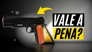PISTOLA AIRSOFT FULL METAL VIGOR V13: VALE A PENA PARA INICIANTES?  (Review Sincero)