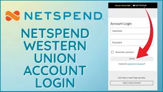Netspend Western Union Login: How To Login Netspend Western Union Account 2024