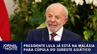 Lula chega à Malásia para Cúpula do Sudeste Asiático I Jornal da Noite