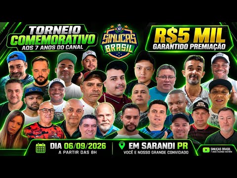R$4 MIL AO VIVO 06/09 ANIVERSARIO DO CANAL 7 ANOS TORNEIO JOGOS RASGADOS SARANDI PR
