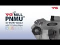 YG 1 Cutting Tools Milling YG FM10 MILL PNMU 36 Entry Angle With 10 Cutting Edges