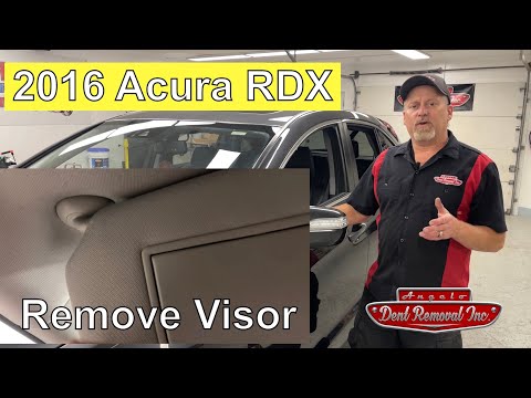 How To Remove Visors On 2016 Acura RDX SOME Honda models Remove Headliner Visors in San Angelo Tx