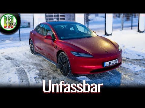 Tesla Model 3 Long Range RWD – Winter-Reichweitentest bei 130 km/h (−12 °C)