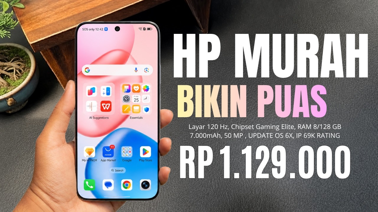 HP MURAH PALING MASUK AKAL‼️RAM 8/128GB, 7000mAh - HP 1 JUTAAN KECIL TERBAIK JUNI 2026