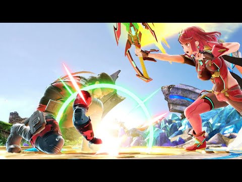 Super Smash Bros. Ultimate: Offline: Carls493 (Pyra/Mythra) Vs. Tatsu (Snake)