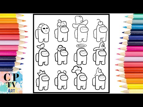 Among Us Coloring Pages/ Among Us  in Multicolours / Tobu - Lost [NCS10 Release]
