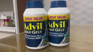 Review viên uống giảm đau hạ sốt advil  usa 0918321479