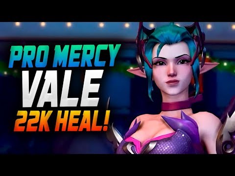Vale Pro Mercy! 22k Healing Done! [ OVERWATCH SEASON 14 TOP 500 ]