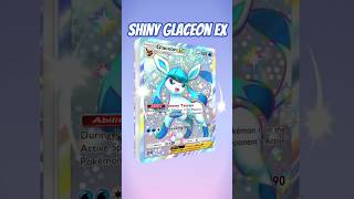 Shiny Glaceon EX 【PTCG】/ 異色冰伊布，真的是我的愛 💕 #pokemon #pokemoncards #pokemontcg #glaceon #寶可夢 #冰伊布