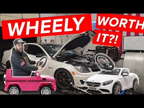 Surprising WHEEL HP from stock Edition 507 C63! After the new steering wheel replacement!