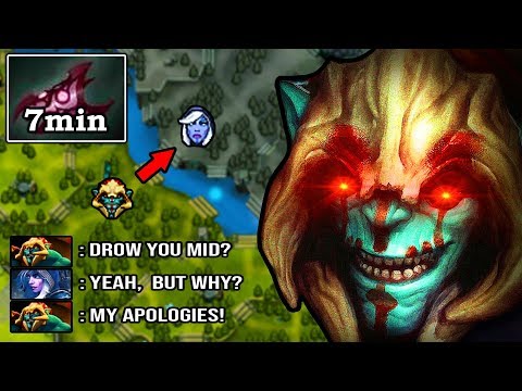 How to Play Huskar on Mid Lane with Amazing Fast 7 Minutes Armlet and 12 Minutes Godlike Dota 2