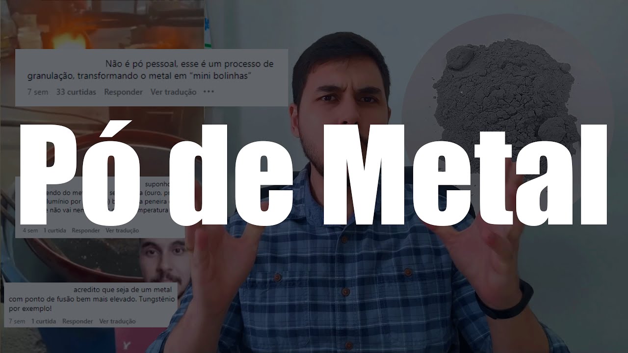 Como se faz Pó de Metal? | Metalurgia do Pó| TUDO o que você precisa saber! | Atomizador a Gás