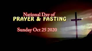 (Urgent) National Day of Prayer and Fasting 10-25-2020