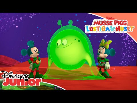 Musse och vännerna på Mars 🪐👽| Musse Pigg Lustiga Huset | Disney Junior Sverige