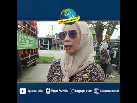 1 Truk Gas Ludes di Alun-alun Merdeka Lubuk Linggau 