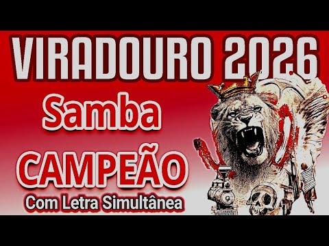 𝗩𝗜𝗥𝗔𝗗𝗢𝗨𝗥𝗢 𝟮𝟬𝟮𝟲 | Samba CAMPEÃO (Com Letra Simultânea)