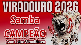 𝗩𝗜𝗥𝗔𝗗𝗢𝗨𝗥𝗢 𝟮𝟬𝟮𝟲 | Samba CAMPEÃO (Com Letra Simultânea)