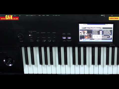 Korg - Krome Music Workstation Demo at GAK