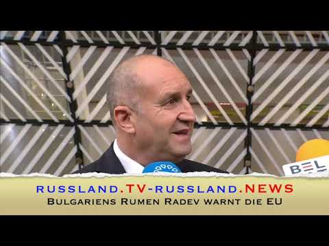 Bulgariens Rumen Radev warnt die EU