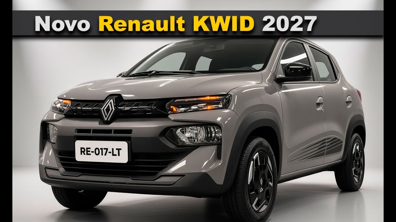 Novo Renault Kwid 2027 tem fotos vazadas, confira o que mudou no compacto