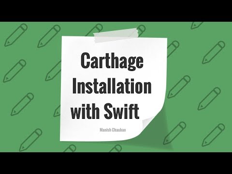 How to install Carthage Using Swift
