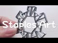 Staple Art  Made with staples  What should I call it?订书钉手工