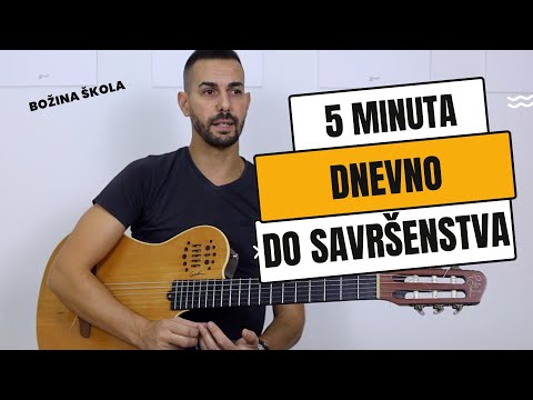 Skola gitare za pocetnike  - Kako vezbati sviranje gitar