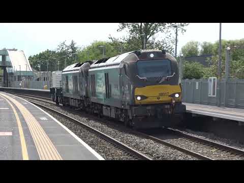 The return of the Crewe - Bridgwater nuclear flaks DRS 68's 68017, 68016, 68005, 68002