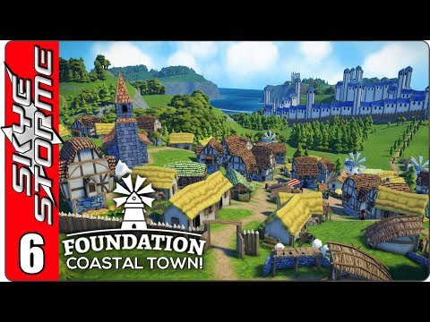 ►BUILDING AN EPIC CITADEL! - PART 2◀ Foundation Coastal Town Ep 6