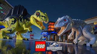 INCRÍVEL! Giganotossauro vs Indominus Rex no LEGO Jurassic World