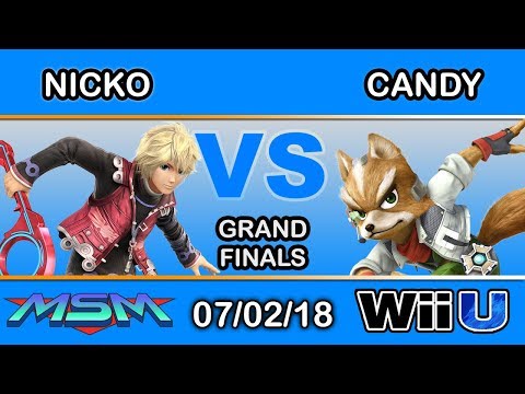 MSM 153 - FAD | Nicko(Shulk) vs Candy(Fox) Grand Final - Smash 4