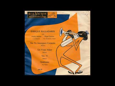 Enrique Balladares con Pedro Mesías y Su Orquesta/ Pepe Carrera y su órgano Hammond (EP, circa 1953)