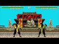 MK1 Scorpion Vs Scorpion Sega Genesis
