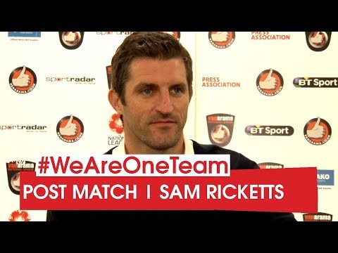 WATCH | Sam Ricketts after Gateshead